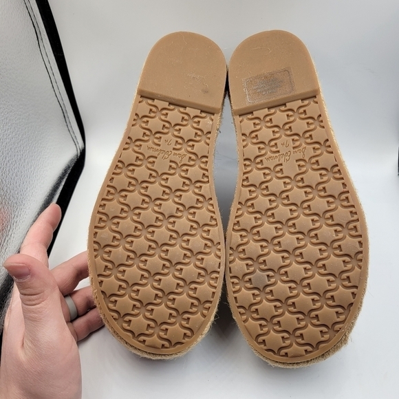 SAM EDELMAN Korina Tan Cheetah Print Platform Sandal Sz 7.5 - Picture 4 of 12